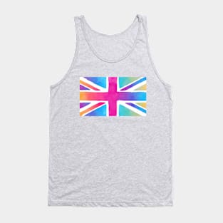 Colorful Union Jack flag Tank Top